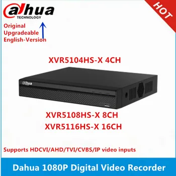 Originalus Dahua XVR5104HS-X 4CH & XVR5108HS-X 8CH &XVR5116HS-X 16CH max parama 6MP ip kamera ir 5mp hdcvi fotoaparatas