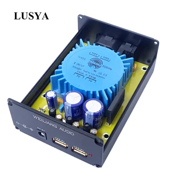 Lusya 5V USB HIFI Tiesinio Galios DC Reguliatorius Maitinimo 15W CAS XMOS Aviečių Namų Stiprintuvo T0089