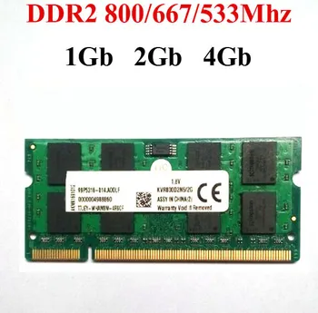 Nešiojamojo kompiuterio DDR2 RAM 1 gb 2 gb 4 gb DDR2 800Mhz 667Mhz 533Mhz ddr 2 1G 2G 4G / sodimm laptop ddr2 RAM -- lifetime garantija