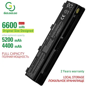 Golooloo 6 ląstelių nešiojamas baterija Toshib PA5023U-1BRS PA5024U PA5025U PA5026U PABAS259 PABAS260 PABAS261 PABAS262