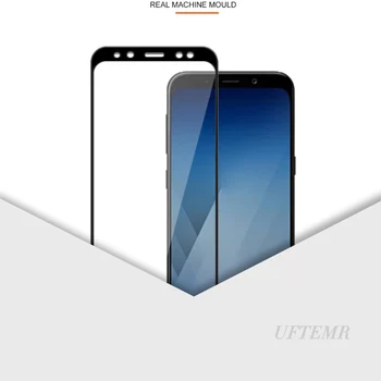 Samsung Galaxy A8 2018 Stiklo 2.5 D 9H Full HD Grūdintas Stiklas Screen Protector Filmas 