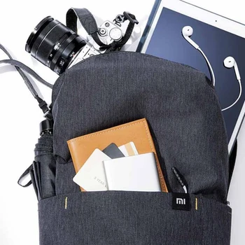 Xiaomi kuprinė 10 litrų maišas, laisvalaikio sportas lauke, kelionės, mada, lengvas, mažas dydis, pečių unisex studentų mokyklos maišą