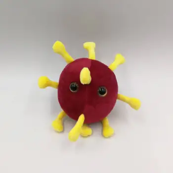 20cm Naujų Animacinių filmų Virusas Pliušinis Lėlės Kūrybos Ventiliacijos Žaislas Gimtadienio Dovana Vaikams 3 Spalvų Virusas Namų Puošybai