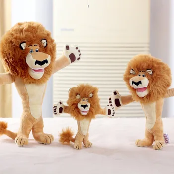 žaislai vaikams,gyvūnų perėja,Mielas Animacinių filmų Madagaskaras Liūtas Pliušinis Žaislas Kūrybos Pliušinis Žaislas, Lėlė，Vaikų poilsio dovanos