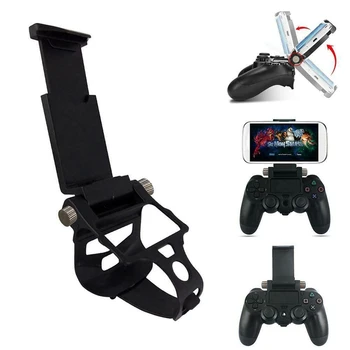Mobiliųjų Telefonų Žaidimų Įrašą Turėtojas Apkaba-Laikiklis, skirtas PS4 DualShock 4 Žaidimų Valdiklis Gamepad Reguliuojamas Įrašą