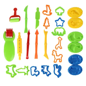 1Set Plastiko Žaisti Tešlos Įrankių Rinkinys Žaislo Švietimo Spalvingas Disnėjaus Pelėsių Modeliavimo Molio Rinkinys Gleives, Žaislai Vaikams, Žaislai