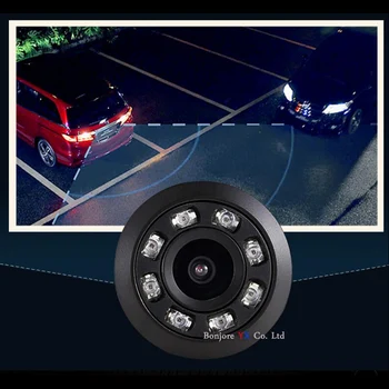 Koorinwoo 360 Paukščių Parktronic Automobilių Stebėti Langas Automobilių Vaizdo Parkavimo Jutikliai 8 Priekinė kamera su Galinio vaizdo Kamera, skirta Saugiai