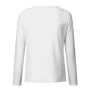 Blakstienos Animacinių filmų Akys, Mielas, Print T-shirts Vasaros Moterų Ilgas rankovėmis marškinėliai Atsitiktinis Didelio Dydžio korėjos Harajuku T-shirt Moteris