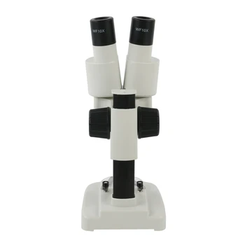Stereo Mikroskopas Binokulinis Mikroskopas, 10X 20X 20X 40X LED Apšvietimą PCB Litavimo Telefonu Remontas Mineralinių Vaikų Švietimo