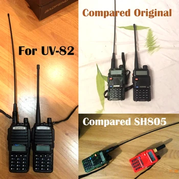 Baofeng NA-771 Pelnas Antena, NA 771 Walkie Talkie Antenos SMA-F 39cm UHF VHF Signalo Stiprintuvą, UV-5R BF-888S UV-82