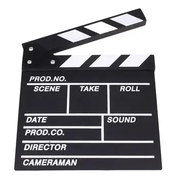 Profesionalus Kino Režisierius Clapper Valdybos Filmo Scena Clapboard Fotografijos Rekvizitai Filmas Šaudymo Priedų
