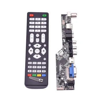 V53 universalus TV lcd kontrolės valdybos 10-42inch lvds vairuotojo lenta TV VGA, AV, USB DS.V53RL.BK paramos 1920x1080 TSUMV53RUUL