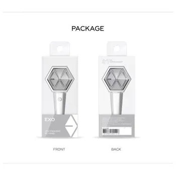 Kpop EXO Light Stick Raktų Žiedas Mimi Koncertas išlydžio Lempos Šviesos stick Raktų Žiedas Koncertas Lempos key chain