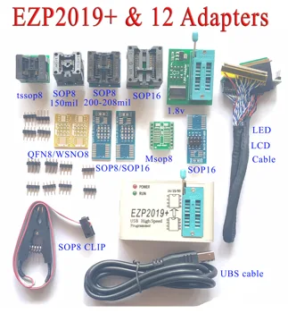 EZP2019+ Didelės Spartos USB, SPI Programuotojas pagalbą 24 25 93 EEPROM, Flash Bios Lustai gali būti pridėta patys (24 25 SPI FLASH 93)