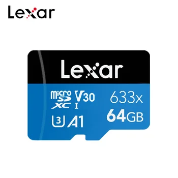 Lexar 633x Originalus TF Kortelė 512 GB A2 V30 Micro SD Kortele 256 GB 128GB 64BGB A1 U3 Class 10 Atminties Kortelę U1 32GB Max 95MB/s Telefono