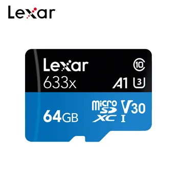 Lexar 633x Originalus TF Kortelė 512 GB A2 V30 Micro SD Kortele 256 GB 128GB 64BGB A1 U3 Class 10 Atminties Kortelę U1 32GB Max 95MB/s Telefono