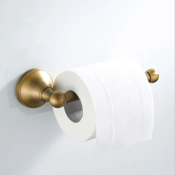 Antikvariniai WC Rulono Laikiklio Bronzos Vonios kambarys Gold Tualetinio Popieriaus, Rankšluosčių Laikikliai Black Chrome 