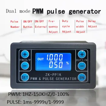 PWM Impulso Generatorius, Dažnio darbo Ciklas Reguliuojamas Modulio Kvadratinių Bangų Signalo l29k