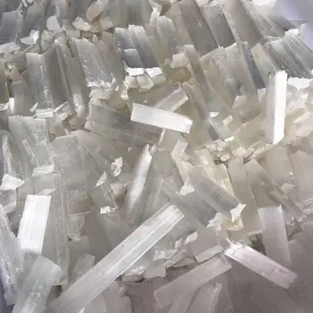 Baltos spalvos kvarco kristalo gipso gydymo gipso kristalų selenitas akmens klijuoti