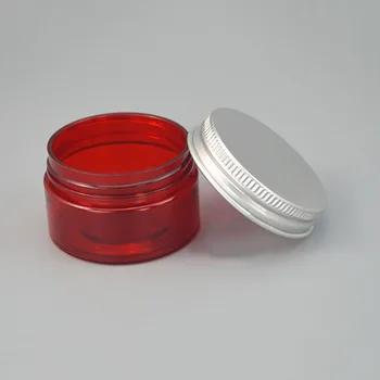 30g plastiko raudona jar 30ml rankų kaukė konteinerių skaidrios spalvos kremas kosmetikos pakuotės jar nemokamas pristatymas