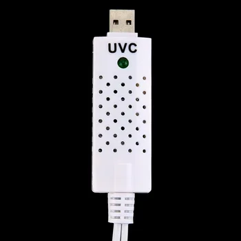Aukštos Kokybės Naujas Nešiojamas USB 2.0 Easycap Audio Video Užfiksuoti Kortelės Adapteris į VHS į DVD, Video Capture For Win7/8/XP/Vista