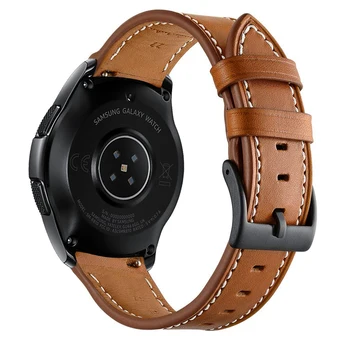 Naujas natūralios Odos Žiūrėti Juostų Samsung Galaxy Watch3 45mm Pakeitimo juostos Galaxy Žiūrėti 3 41mm Riešo Dirželis, Reikmenys