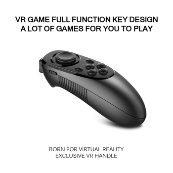 NAUJAS Nešiojamas VR Nuotolinio valdymo pultelis, Bluetooth Wireless Gamepad Vedėjas Imtuvo Nuotolinio Valdymo Žymiklį už Telefoną, tabletės TV box