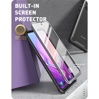 Case For Samsung Galaxy S20 Plus (2020 M.) Ares viso Kūno Patikima Atveju SU Built-in Screen Protector, Suderinama su pirštų Atspaudų ID