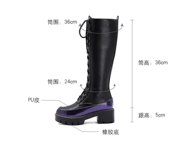 2021 Naują atvykimo prekės ženklo batai moterims, nėriniai, suapvalinti tne platforma kelio aukštosios mados batai Serpentine moteriški batai moteriška p133