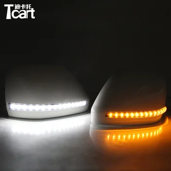 Tcart LED Galinio vaizdo Veidrodėlio Lemputė Posūkio Signalo Lemputė Už 