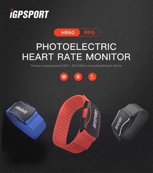 IGPSPORT Rankos Linijiniai Širdies ritmo Monitorius LED Šviesos Perspėjimas HR60 HR Monitorių Palaikymas Dviračių Kompiuterį, Mobile APP