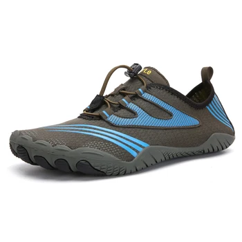 Vyriški vandens sportiniai batai greitai-džiovinimo kvėpuojantis žvejybos batai ponios skylę PU vidpadžiai ne slydimo vandens batai paplūdimio bateliai, nardymas