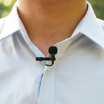 Ulanzi 1,5 m Lavalier Atvartas Clip-on Mikrofonas Įvairiakryptė Kondensatoriaus Mikrofonas 