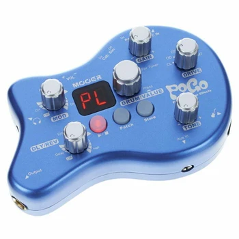 Mooer PE50 Pogo Juoda Nešiojamų Gitara Įvairių Efektų Procesorius - 5 Poveikio Moduliai