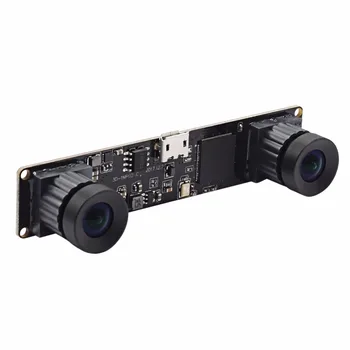 Be iškraipymų Sinchronizavimo USB Stereo Kamera 960P MJPEG 2560X960 Dvigubo objektyvo OV9750 