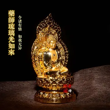 Derva Budos statula, apdailos amatų, namų dekoro, garbinti, Bhaishajyaguru, Medicinos Budos statulėlės Bodhisatvos