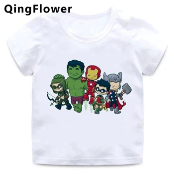 Hulk marškinėliai marškinėlius (t-shirt vaikams, vaikams, cartoon mokyklos puikus Anime camisas