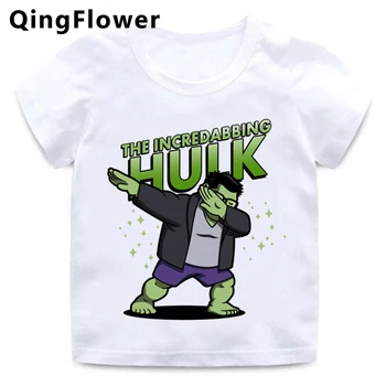 Hulk marškinėliai marškinėlius (t-shirt vaikams, vaikams, cartoon mokyklos puikus Anime camisas