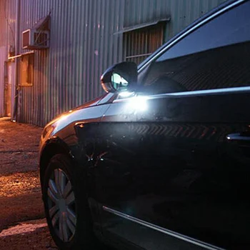 2vnt Automobilių Pagal LED Šoninis Veidrodis Balos Šviesos Žibintai VW Golf GTi MK6 Cabriolet