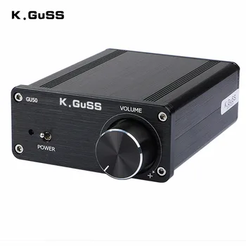 2017 NAUJŲ K. GuSS GU50 HIFI 2.0 D klasės TPA3116 Mini tenka garso galios stiprintuvo amplificador 2 * 50 w DC12V, kad DC24V