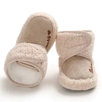 Kūdikių Sniego Batai Batai Kūdikių mergaitės berniukai sniego batai batai mados šilta viduje baby kūdikio batai vaikiška avalynė