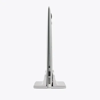 Erdvės taupymo Aliuminio Vertikalus Stovas Laikiklis, skirtas Apple MacBook Pro Oro Tablet Daugiafunkcinis Nešiojamasis Dokas Reguliuojamo Dydžio Bagažinė