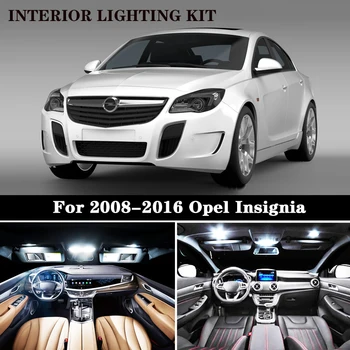 12pcs Klaida nemokamai 2008-2016 Opel Insignia Sedanas Sedanas Universalas Sedanas Sporto LED lemputė Vidaus apšvietimo Rinkinys