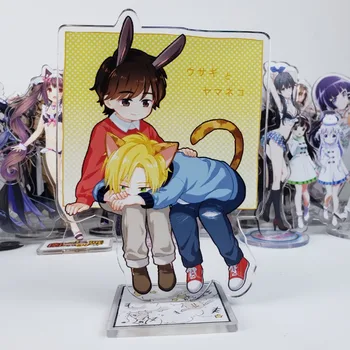Japonijos Anime BANANŲ ŽUVŲ Pelenų Lynx Okumura Eiji Cosplay dvipusės Akrilo Stovi Paveikslas Modelis Plokštė Bazės Stalo Dekoro Kalėdos Dovanas
