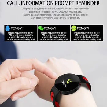 X11 Smart Watch Vyrai Moterys Vandeniui IP67 Smart Laikrodis Kraujo Spaudimas, Širdies ritmo Monitorius Pranešimą Priminimas Sporto Smartwatch