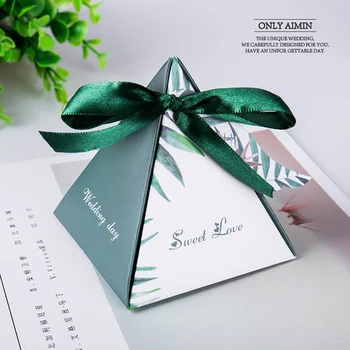 2019 naujų kūrybinių žaliąją knygą dovanų dėžutės vestuvių saldainių dėžutė su kaspinais dekoro saldaus šokolado dėžutės vestuvių nori dekoro tiekimo