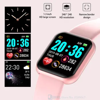 I5 Visą Touch Smart Watch Moterys Vyrai Smartwatch 