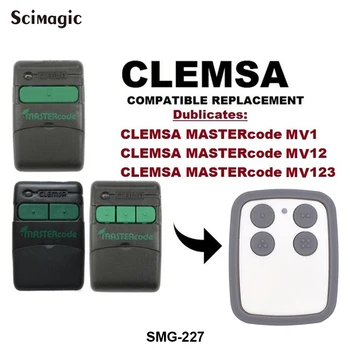 CLEMSA MasterCODE MV1/2/3, MUTAN KODAS Garažo vartų Nuotolinio Valdymo 433.92 MHz Geležinkelių Kodas Siųstuvas
