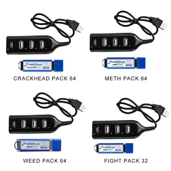 True Blue Mini Crackhead Pack 32G/64G Kovoti Paketas, skirtas 
