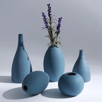 Šiaurės Šalių Mados Keramikos Vaza Zen Namų Puošybai Kambarį Stalo Džiovintų Gėlių Vaza Apdaila Meno Amatų Vestuvių Dovanos